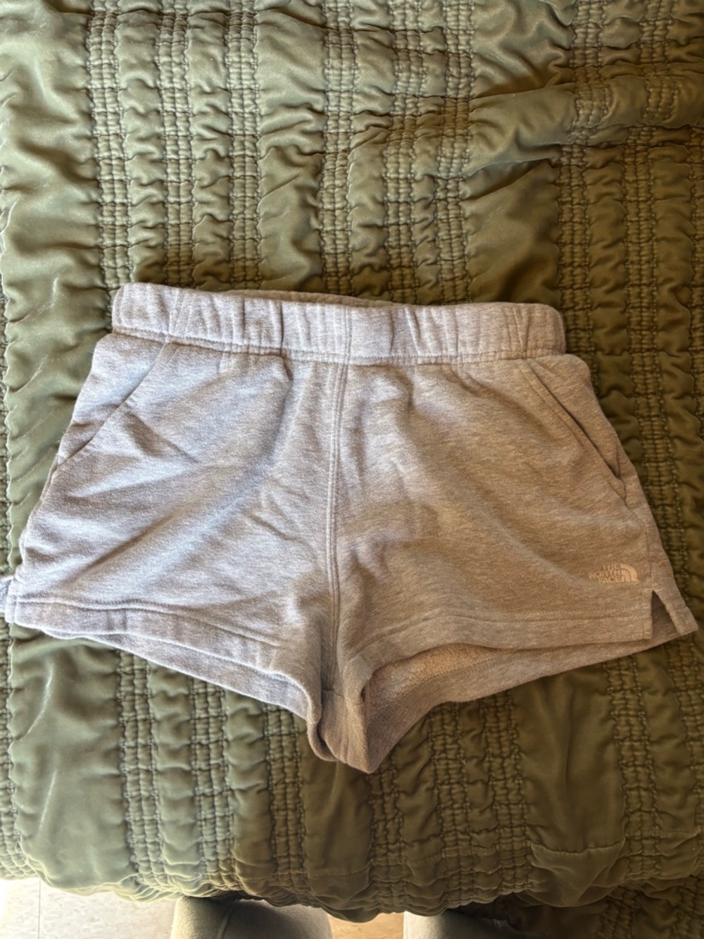 The North Face Women's Heather Gray Athletic Shorts